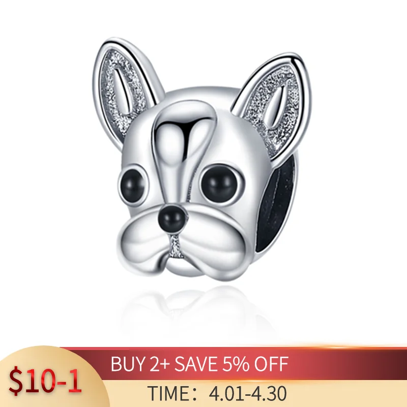 BOFUER 925 Sterling Silver Animal Beads Cute Dog BOBO Charm For Original Pandora Bracelet Bangle For Girl Jewelry Gifts HHY414
BOFUER 925 Sterling Silver Animal Beads Cute Dog BOBO Charm For Original Pandora Bracelet Bangle For Girl Jewelry Gifts HHY414
