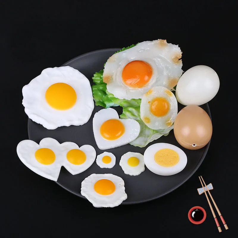 Kitchen Toys Simulated Fried Egg Poached Eggs Fake Food DIY Creative Handmade Children Play House Toy Decoration Teaching Props
Kitchen Toys Simulated Fried Egg Poached Eggs Fake Food DIY Creative Handmade Children Play House Toy Decoration Teaching Props