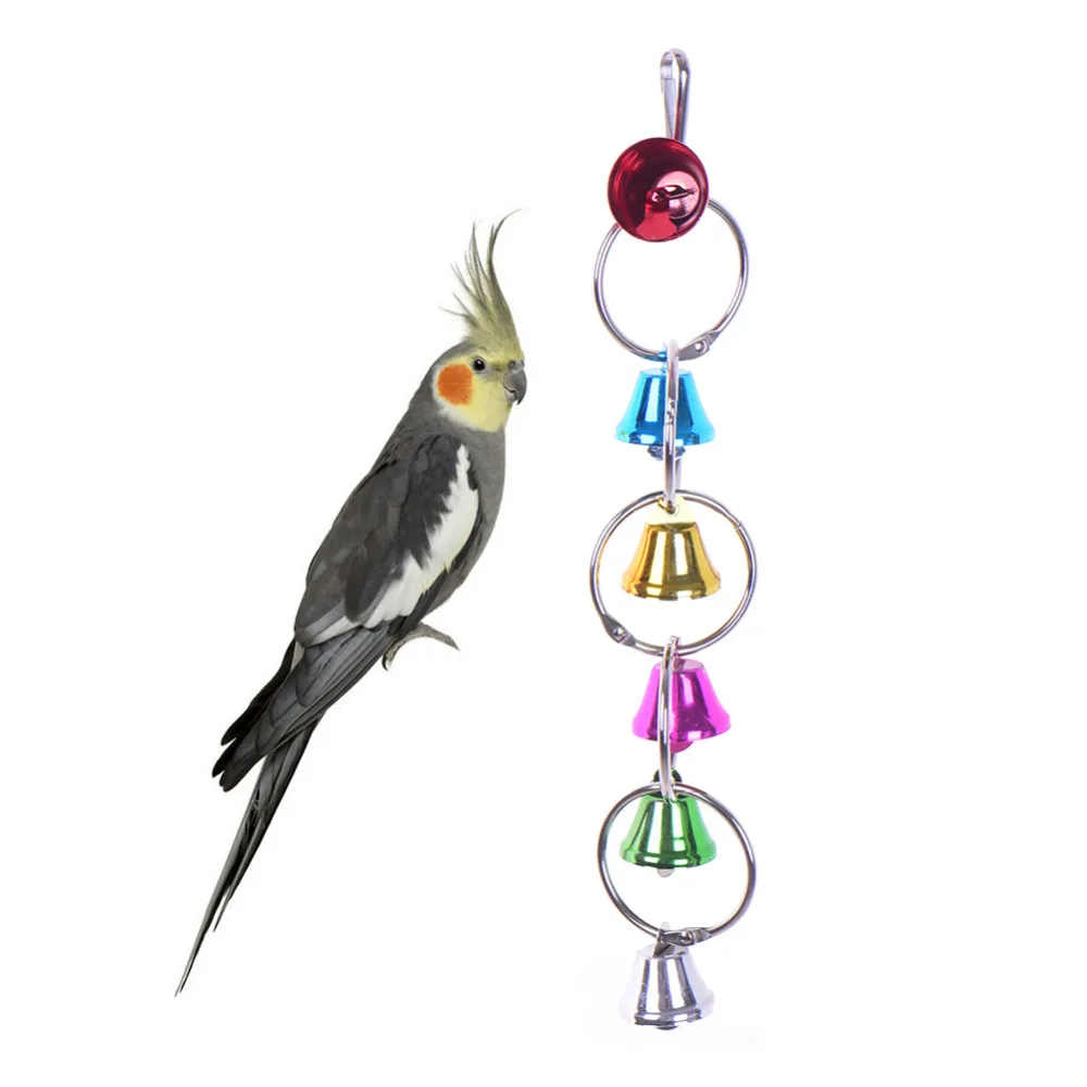 Colorful Parrot Macaw Cage Chew Bell Toys Swing Scratcher bird cage Cockatiel Parakeet Parrot Training Toys
Colorful Parrot Macaw Cage Chew Bell Toys Swing Scratcher bird cage Cockatiel Parakeet Parrot Training Toys