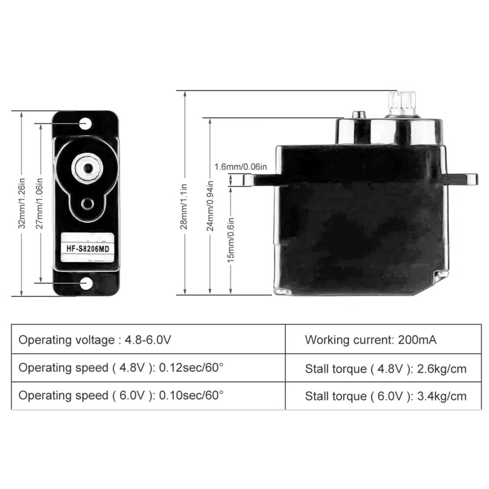 Metal Gear 1/24 RC Car Digital Servo High Performance RC Car Replacement Accessory High Torque
Metal Gear 1/24 RC Car Digital Servo High Performance RC Car Replacement Accessory High Torque