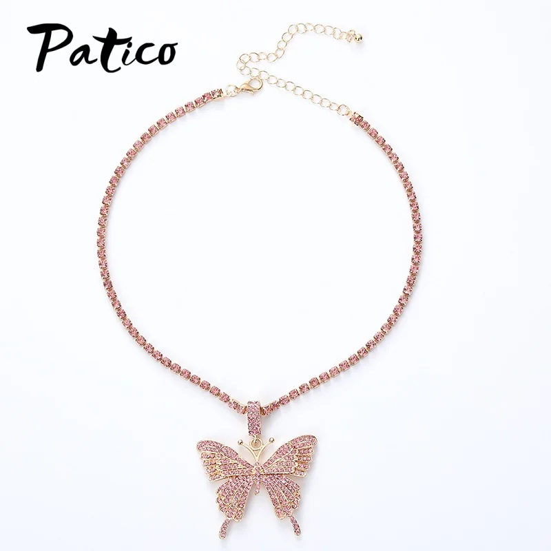 Hot Sale Butterfly Choker Necklace for women Elegant Rhinestone Pendant Women Girl 925 Sterling Silver Chain Jewelry Gift
Hot Sale Butterfly Choker Necklace for women Elegant Rhinestone Pendant Women Girl 925 Sterling Silver Chain Jewelry Gift