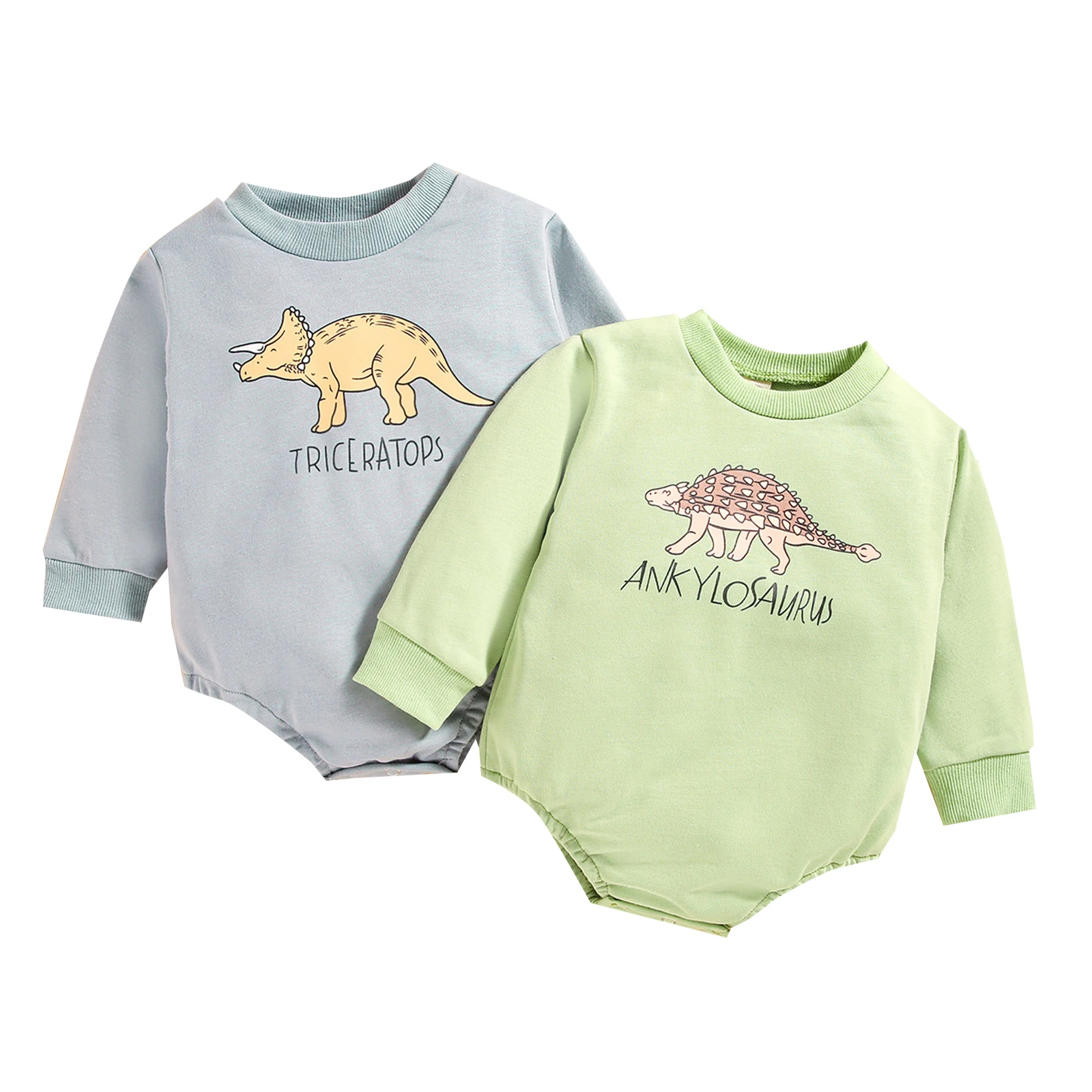 Lioraitiin 0-24M Newborn Infant Baby Boy Girl Fall Bodysuit Cute Long Sleeve Round Neck Dinosaur Print Jumpsuit 2Styles
Lioraitiin 0-24M Newborn Infant Baby Boy Girl Fall Bodysuit Cute Long Sleeve Round Neck Dinosaur Print Jumpsuit 2Styles