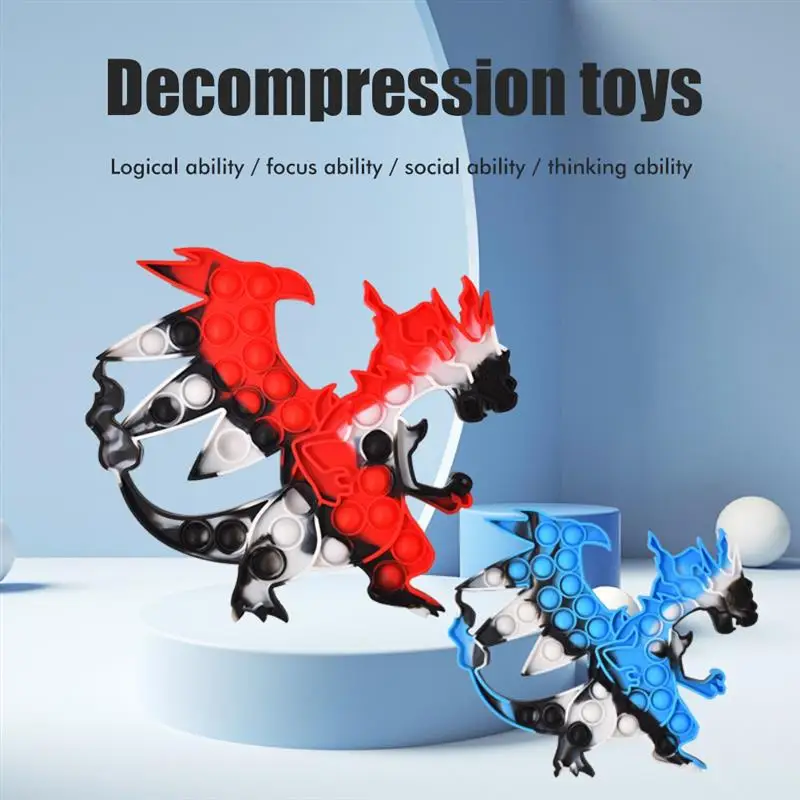 Fire Dragon Press Bubble Sensory Toys Autism Special Needs Stress Reliever Silicone Decompression Toys Children Educational Toys
Fire Dragon Press Bubble Sensory Toys Autism Special Needs Stress Reliever Silicone Decompression Toys Children Educational Toys