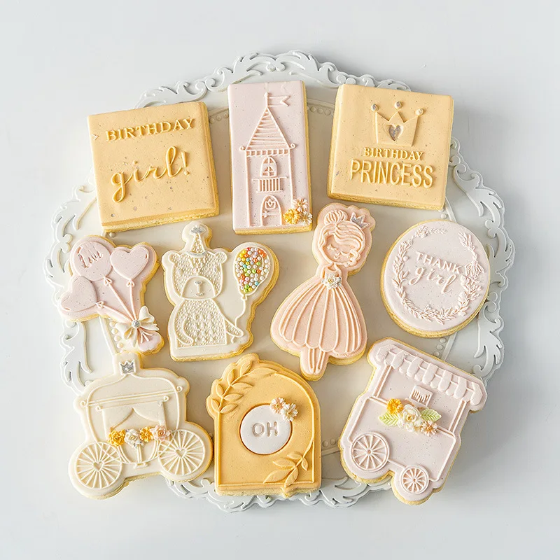 Cake Cookie Embossed Mold Fondant Happy Birthday Princess Acrylic Stamp Mold Cake Mold Party Cake Embosser Stamp Decoration Tool
Cake Cookie Embossed Mold Fondant Happy Birthday Princess Acrylic Stamp Mold Cake Mold Party Cake Embosser Stamp Decoration Tool