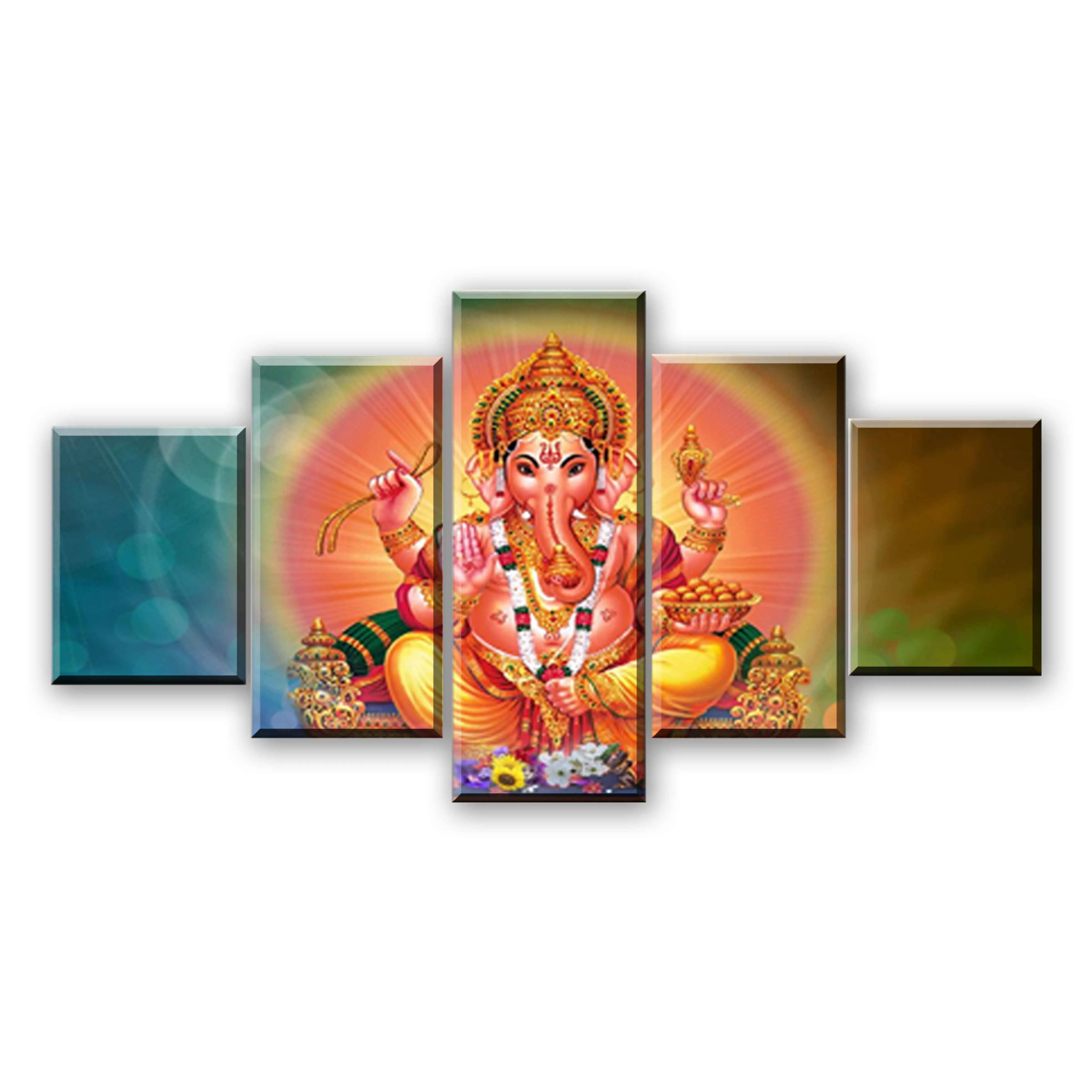 Home Decor Print Framework Painting Elephant God Vintage Art Canvas Wall Modular Picture 5 Panel Ganesh For Living Room
Home Decor Print Framework Painting Elephant God Vintage Art Canvas Wall Modular Picture 5 Panel Ganesh For Living Room