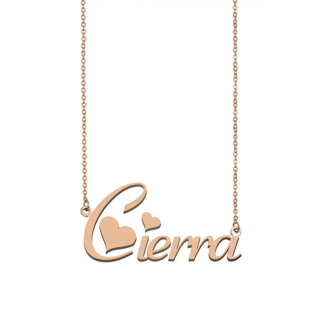 Cierra Name Necklace, Custom Namepate Necklace for Women Girls Best Friends Birthday Wedding Christmas Mother Days Gift
Cierra Name Necklace, Custom Namepate Necklace for Women Girls Best Friends Birthday Wedding Christmas Mother Days Gift