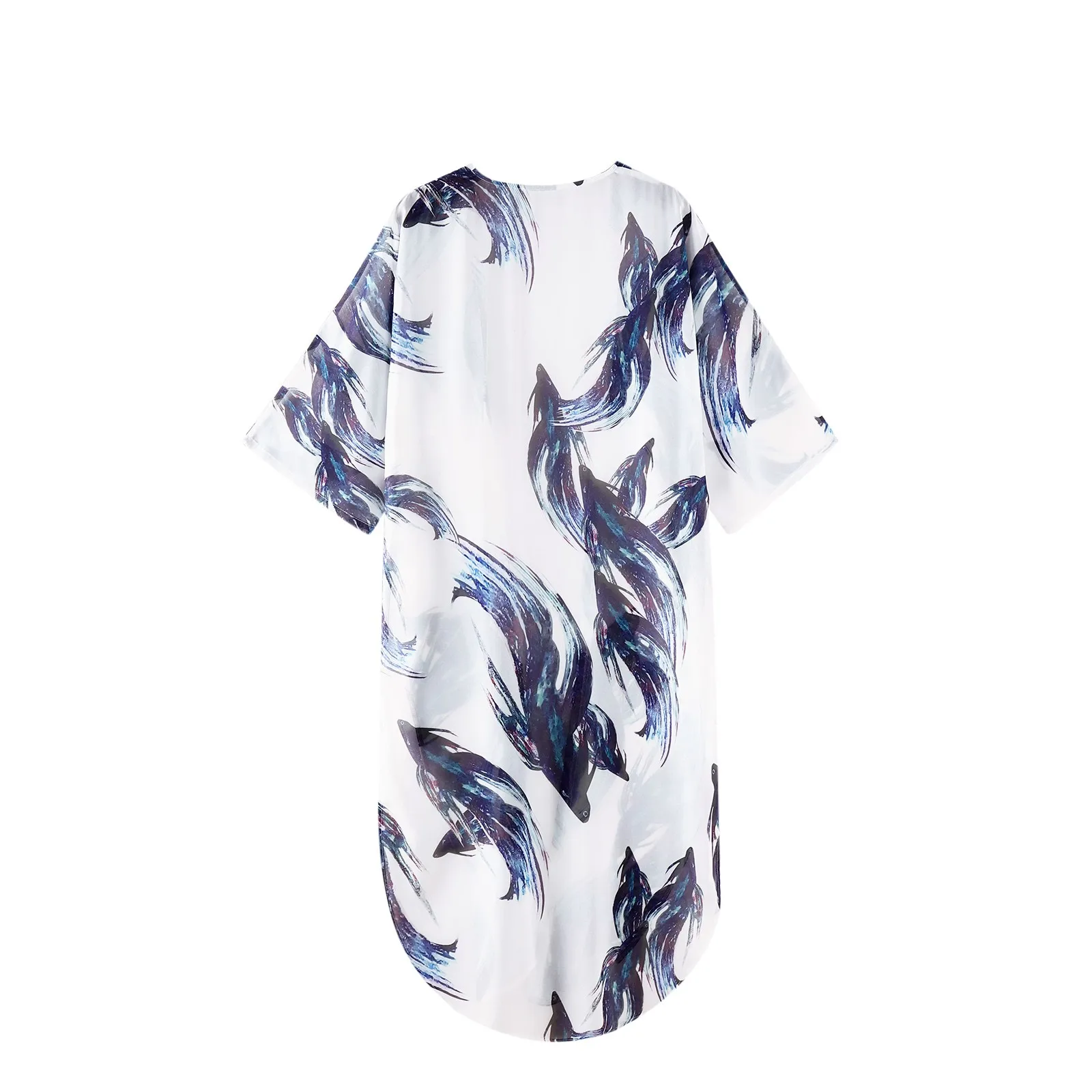 Women's Seaside Bohemian Style Holiday Chiffon Swimsuit Blouse Sunscreen Shirt Female Beach Cover Up Sunsuit
Women's Seaside Bohemian Style Holiday Chiffon Swimsuit Blouse Sunscreen Shirt Female Beach Cover Up Sunsuit