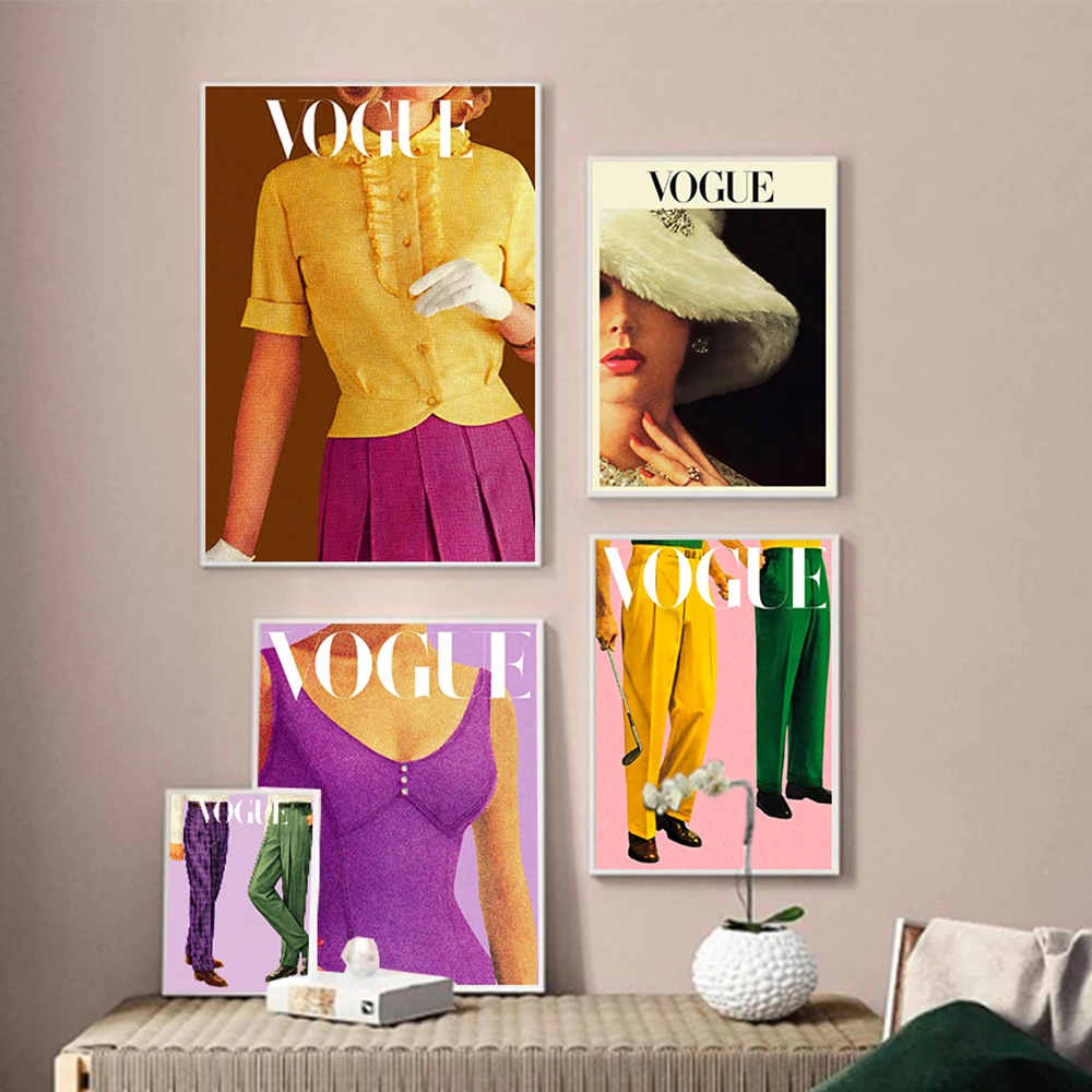 Retro Vogue Spring Fall Edition Clothing Posters Print Fashion Men Women Canvas Art Painting Wall Pictures Modern Bedroom Decor
Retro Vogue Spring Fall Edition Clothing Posters Print Fashion Men Women Canvas Art Painting Wall Pictures Modern Bedroom Decor