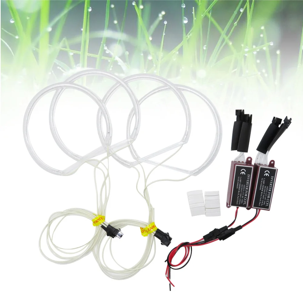 4pcs E46 3W LED CCFL Car Headlights 131mm Angel Eyes Halo Ring Lights 6000-7500K 
4pcs E46 3W LED CCFL Car Headlights 131mm Angel Eyes Halo Ring Lights 6000-7500K