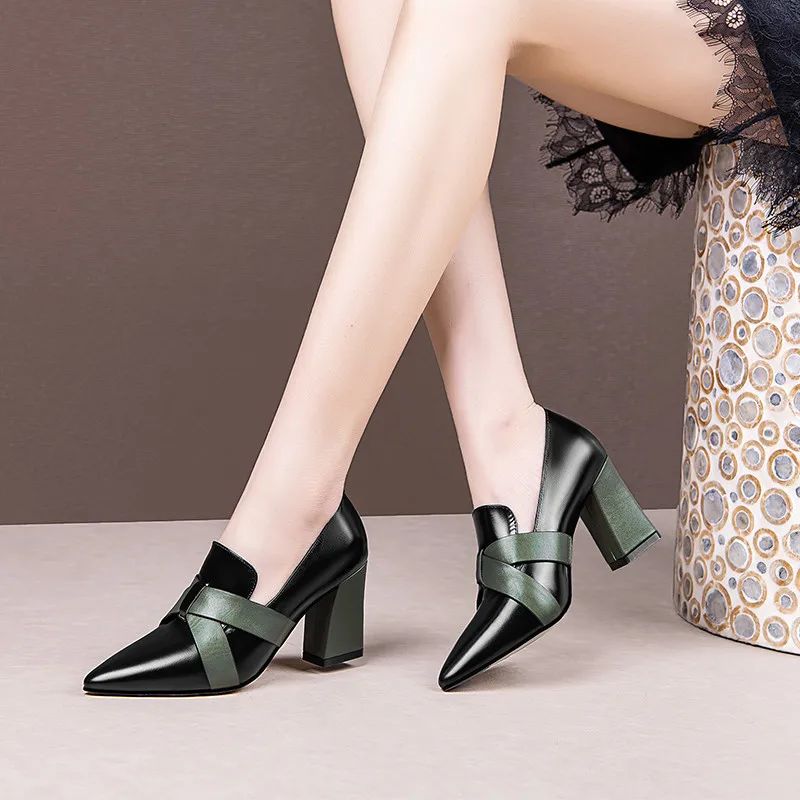 MORAZORA 2021 Genuine Leather Women Pumps Fashion Pointed Toe High Heels Ladies Shoes Spring Autumn Mixed Colors Party Shoes
MORAZORA 2021 Genuine Leather Women Pumps Fashion Pointed Toe High Heels Ladies Shoes Spring Autumn Mixed Colors Party Shoes