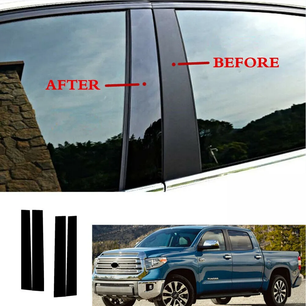 Piano Black Polycarbonate Fit For Toyota Tundra 2007-2021 Crew Cab 4pc Pillar Post Door Trim Cover Black
Piano Black Polycarbonate Fit For Toyota Tundra 2007-2021 Crew Cab 4pc Pillar Post Door Trim Cover Black