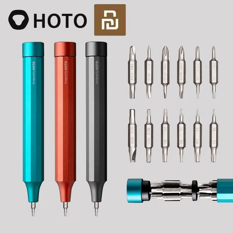 HOTO 24 IN 1 Screwdriver Set, Multi-functional Precision Screwdriver, Mini Screw Driver, Magnetic Storage Box for 24PCS Bits Set
HOTO 24 IN 1 Screwdriver Set, Multi-functional Precision Screwdriver, Mini Screw Driver, Magnetic Storage Box for 24PCS Bits Set