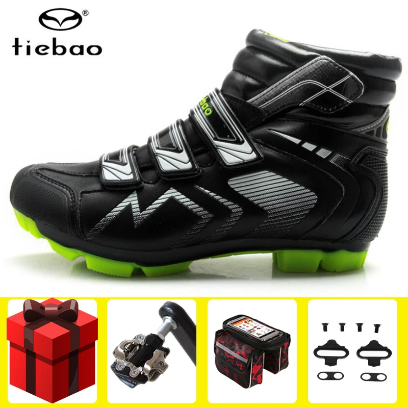 TIEBAO Winter Cycling Shoes add SPD pedal set Windproof Warm Self-Locking High Ankle Boots Mountain Bike Racing Shoes
TIEBAO Winter Cycling Shoes add SPD pedal set Windproof Warm Self-Locking High Ankle Boots Mountain Bike Racing Shoes