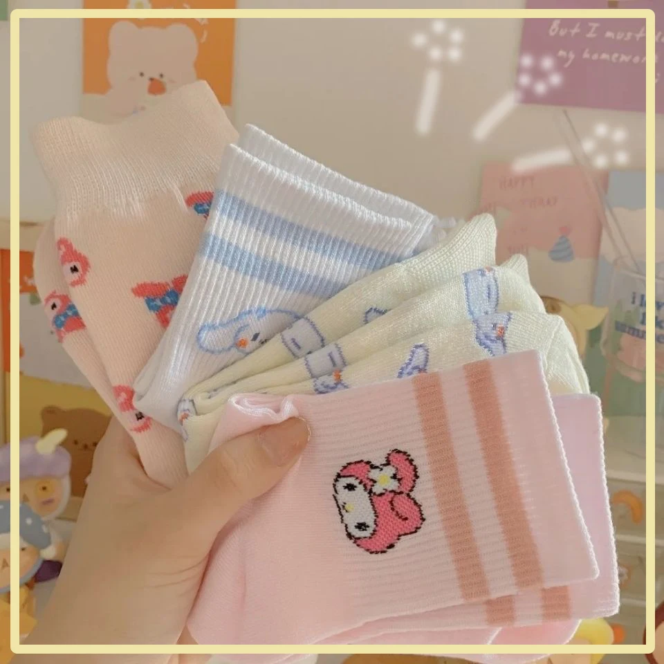 Милые вязаные носки melody японские хлопковые носки Kawaii JK, милые чулки для девочек, хлопковые носки в стиле коричного мультфильма, подарок для ...
Милые вязаные носки melody японские хлопковые носки Kawaii JK, милые чулки для девочек, хлопковые носки в стиле коричного мультфильма, подарок для ...