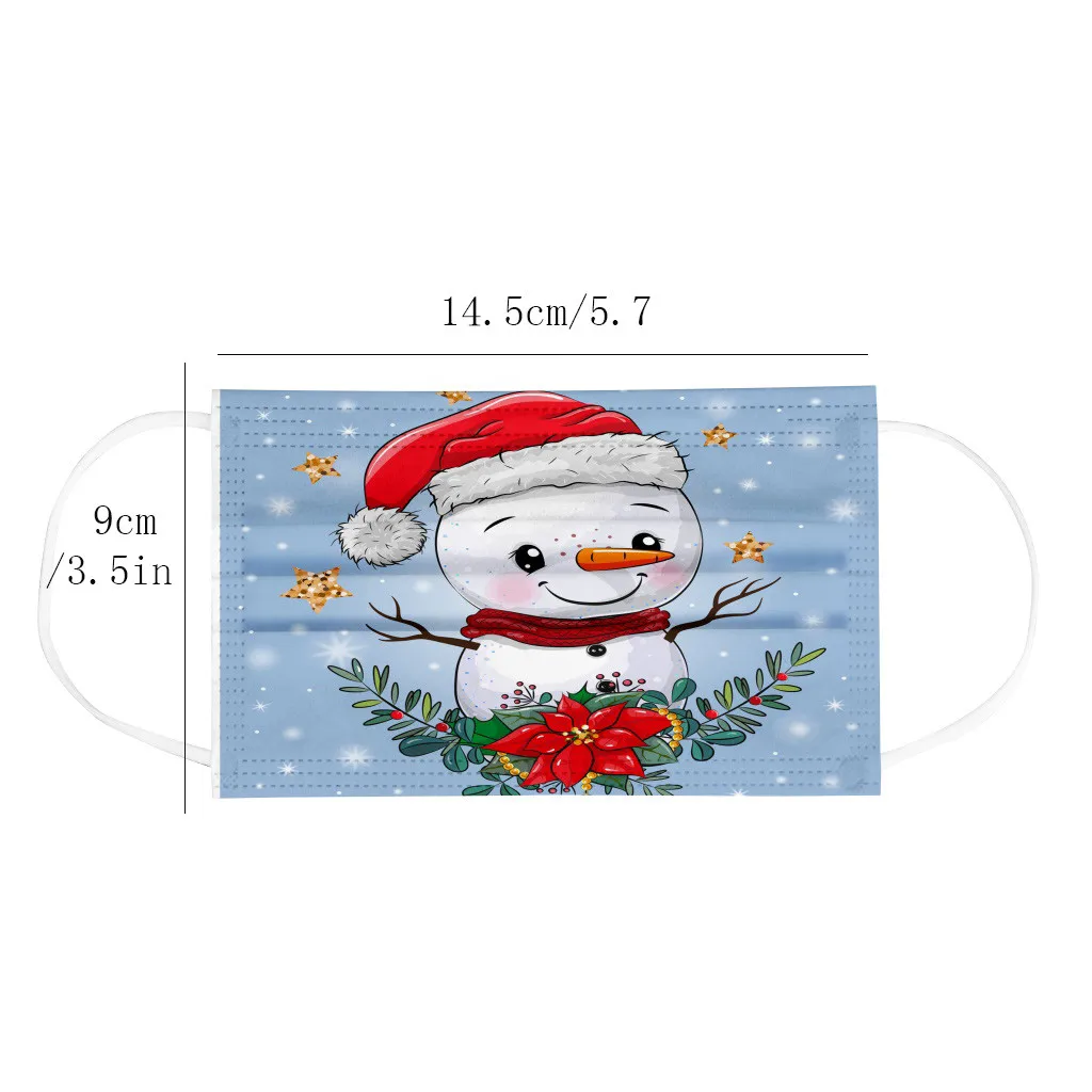 10/30/50/80/100pcs Children Christmas Masks Disposable Non-woven Face Masks Printing Filter Dust-proof masque de protection C10
10/30/50/80/100pcs Children Christmas Masks Disposable Non-woven Face Masks Printing Filter Dust-proof masque de protection C10