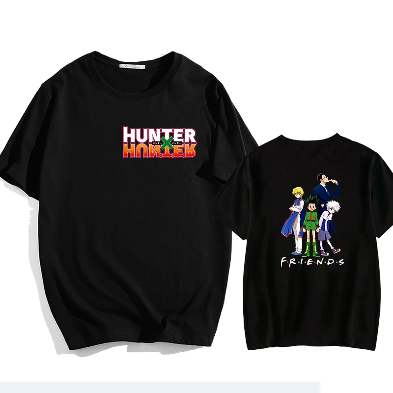 Fashion Brand T-shirt Women Short Sleeve Tee Shirt Female HUNTER X HUNTER Anime Printing Aesthetic Ulzzang Black Tops Clothing
Fashion Brand T-shirt Women Short Sleeve Tee Shirt Female HUNTER X HUNTER Anime Printing Aesthetic Ulzzang Black Tops Clothing