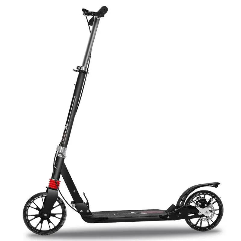Adult two-wheeled scooter, foldable single-foot scooter, handbrake, dual shock absorber city scooter for
Adult two-wheeled scooter, foldable single-foot scooter, handbrake, dual shock absorber city scooter for