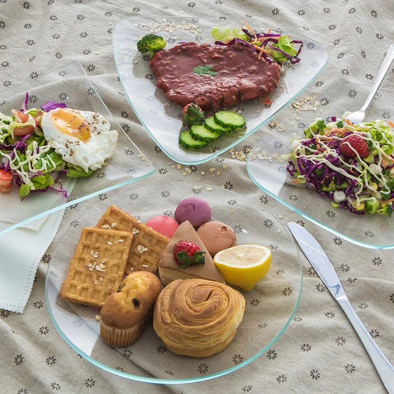Glass Dessert Plate Heat-resistant Clear Glasses Fruit Plate Dinnerware Glass Dish for Sushi Food Nut Tableware Microwave Safe
Glass Dessert Plate Heat-resistant Clear Glasses Fruit Plate Dinnerware Glass Dish for Sushi Food Nut Tableware Microwave Safe