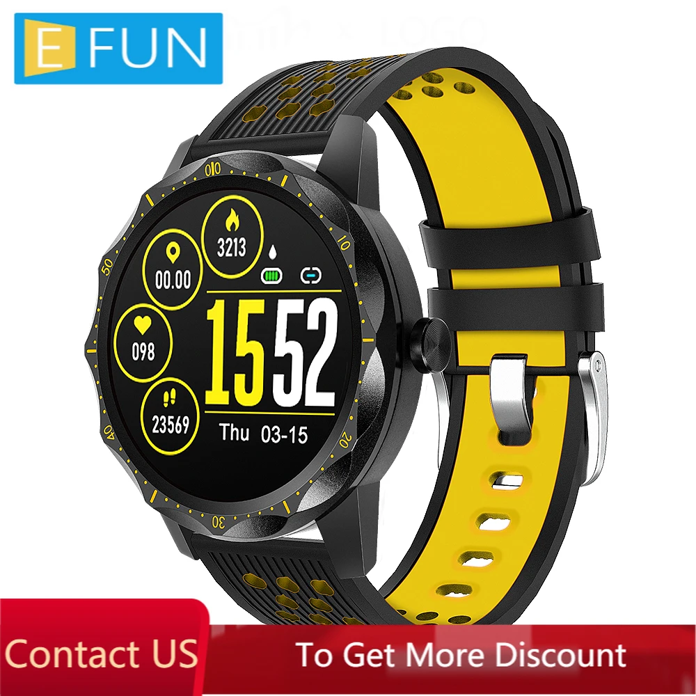 E-Funny SKY 1 Pro Fitness tracker IP67 waterproof Heart Rate Monitor Bluetooth Sport Men Smartwatch For iPhone Android
E-Funny SKY 1 Pro Fitness tracker IP67 waterproof Heart Rate Monitor Bluetooth Sport Men Smartwatch For iPhone Android