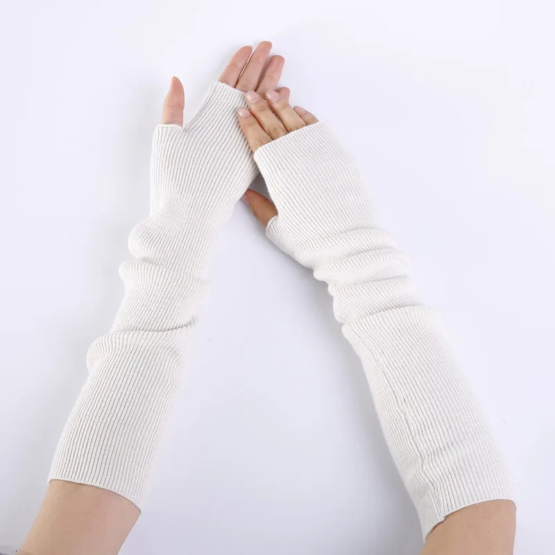 Women Arm Warmer Solid Cashmere Knitted Soft Long Fingerless Gloves Knitting Wool Brand New And High Quality 45*8cm
Women Arm Warmer Solid Cashmere Knitted Soft Long Fingerless Gloves Knitting Wool Brand New And High Quality 45*8cm
