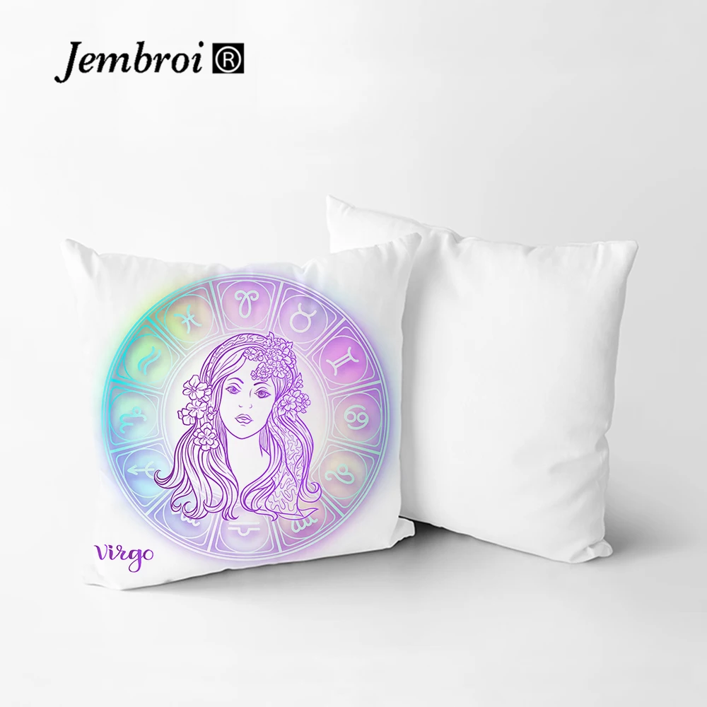 Single-sided Printing Polyester Decorative Cushion Cover Twelve Constellations Zodiac Sweet Home Pillow Case Decoration Ramadan
Single-sided Printing Polyester Decorative Cushion Cover Twelve Constellations Zodiac Sweet Home Pillow Case Decoration Ramadan