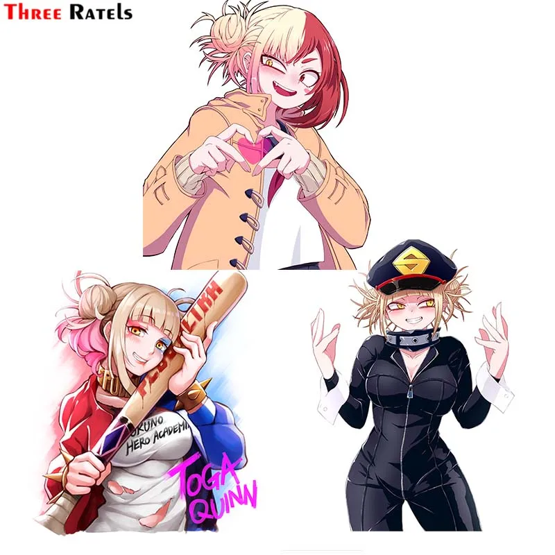 Забавная пленка для защиты от царапин Three Ratels F504, Toga Himiko Boku No Hero академия, автоаксессуары, автомобильные наклейки и наклейки
Забавная пленка для защиты от царапин Three Ratels F504, Toga Himiko Boku No Hero академия, автоаксессуары, автомобильные наклейки и наклейки