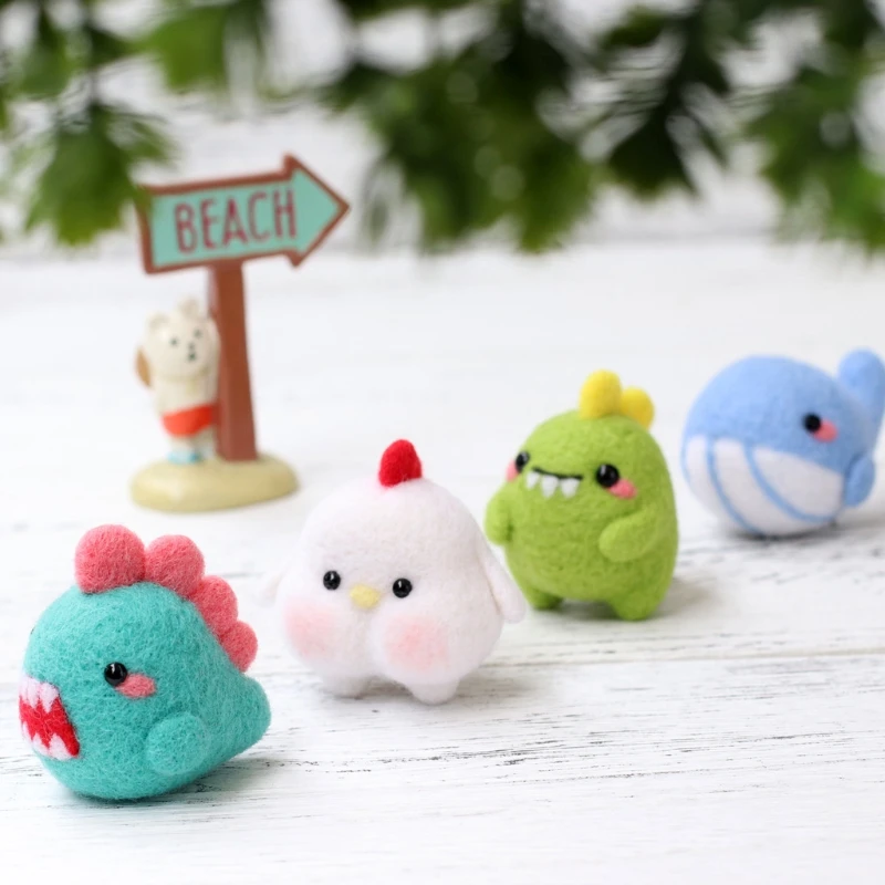 2021 New Cute Animal Wool Felt Doll Handmade DIY Unfinished Poked Set Handcraft Knitting 
2021 New Cute Animal Wool Felt Doll Handmade DIY Unfinished Poked Set Handcraft Knitting