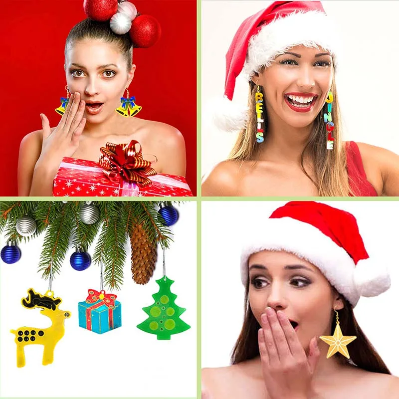 Christmas Earrings Crystal Epoxy Resin Mold DIY Christmas Decor Santa Claus Star Christmas Tree Earrings Pendant Silicone Mold
Christmas Earrings Crystal Epoxy Resin Mold DIY Christmas Decor Santa Claus Star Christmas Tree Earrings Pendant Silicone Mold
