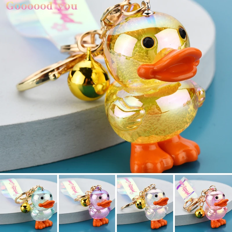 Korea Style Cartoon Keychain Cute Acrylic Duck Car Key Chain Accessories Charms Women Duckling Bag Pendants Girls Keyring Gift
Korea Style Cartoon Keychain Cute Acrylic Duck Car Key Chain Accessories Charms Women Duckling Bag Pendants Girls Keyring Gift