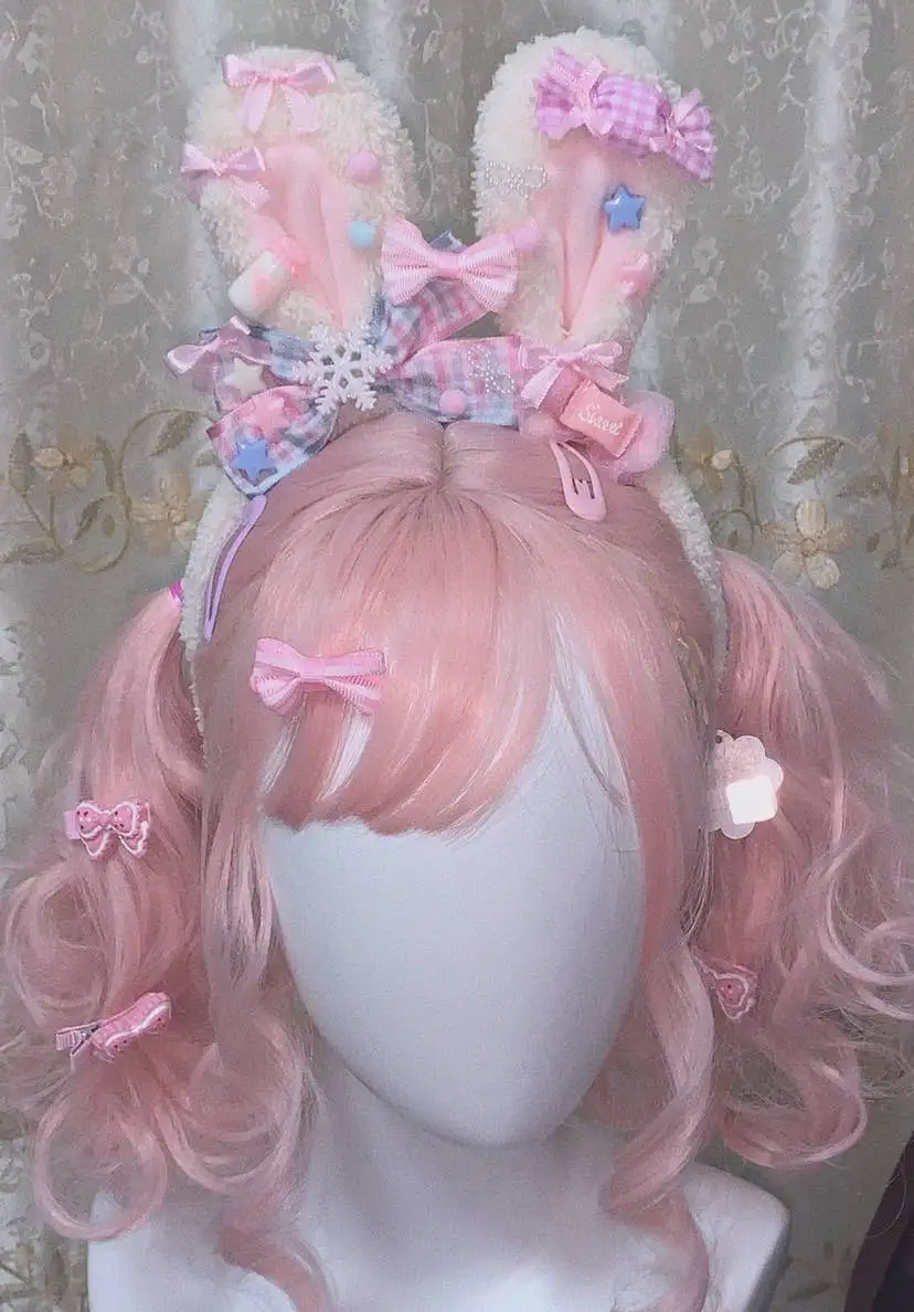 Sweet rabbit ears kc sweet girl harajuku express lolita headband candy furry accessories
Sweet rabbit ears kc sweet girl harajuku express lolita headband candy furry accessories