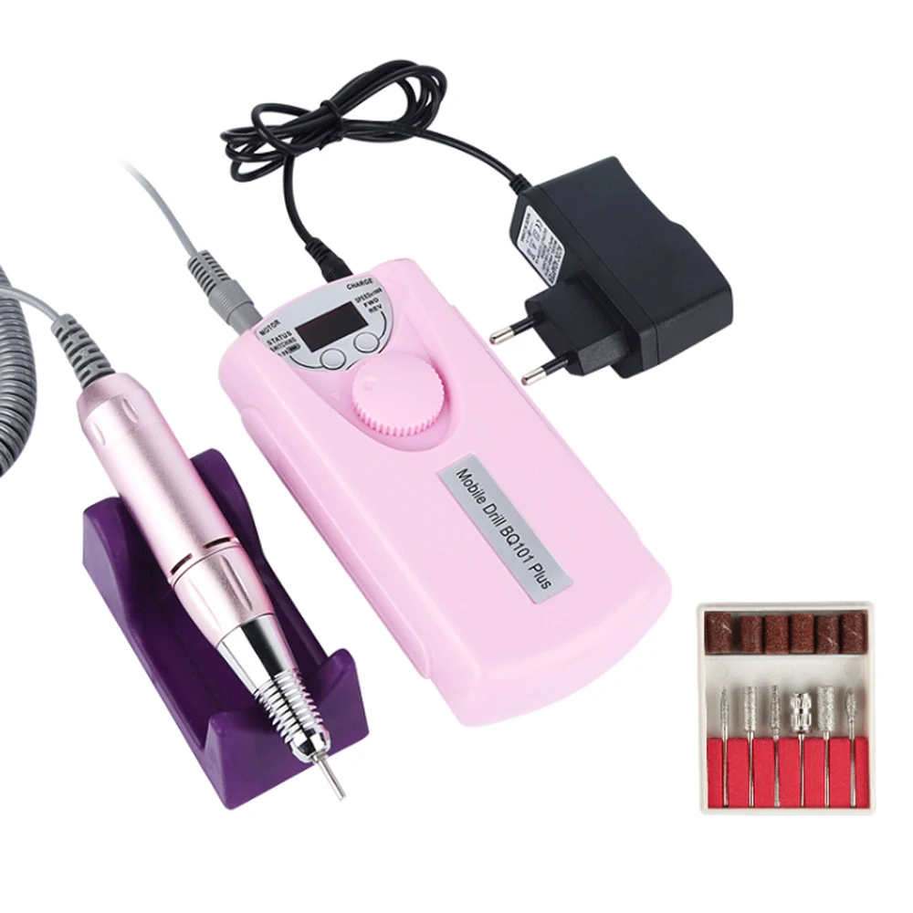 Nail Drill Machine Portable Rechargeable Electric Nail Drill Bit Set Milling Cutters Nail Art File Gel Remover 30000RPM
Nail Drill Machine Portable Rechargeable Electric Nail Drill Bit Set Milling Cutters Nail Art File Gel Remover 30000RPM