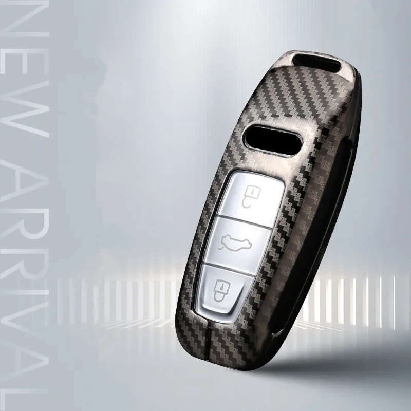 TPU Car Remote Key Case Cover Shell Fob For Audi A6 A7 A8 E-tron Q5 Q8 C8 D5 Zinc alloy Design Holder Protector Accessories
TPU Car Remote Key Case Cover Shell Fob For Audi A6 A7 A8 E-tron Q5 Q8 C8 D5 Zinc alloy Design Holder Protector Accessories