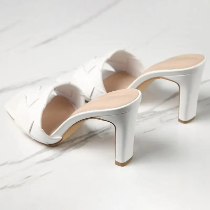 Taoffen Plus Size 35-42 Women'S Summer Sandals Square Toe Slip On Thick High Heels Lady Fashion Shoes Party Outdoor Footwear
Taoffen Plus Size 35-42 Women'S Summer Sandals Square Toe Slip On Thick High Heels Lady Fashion Shoes Party Outdoor Footwear