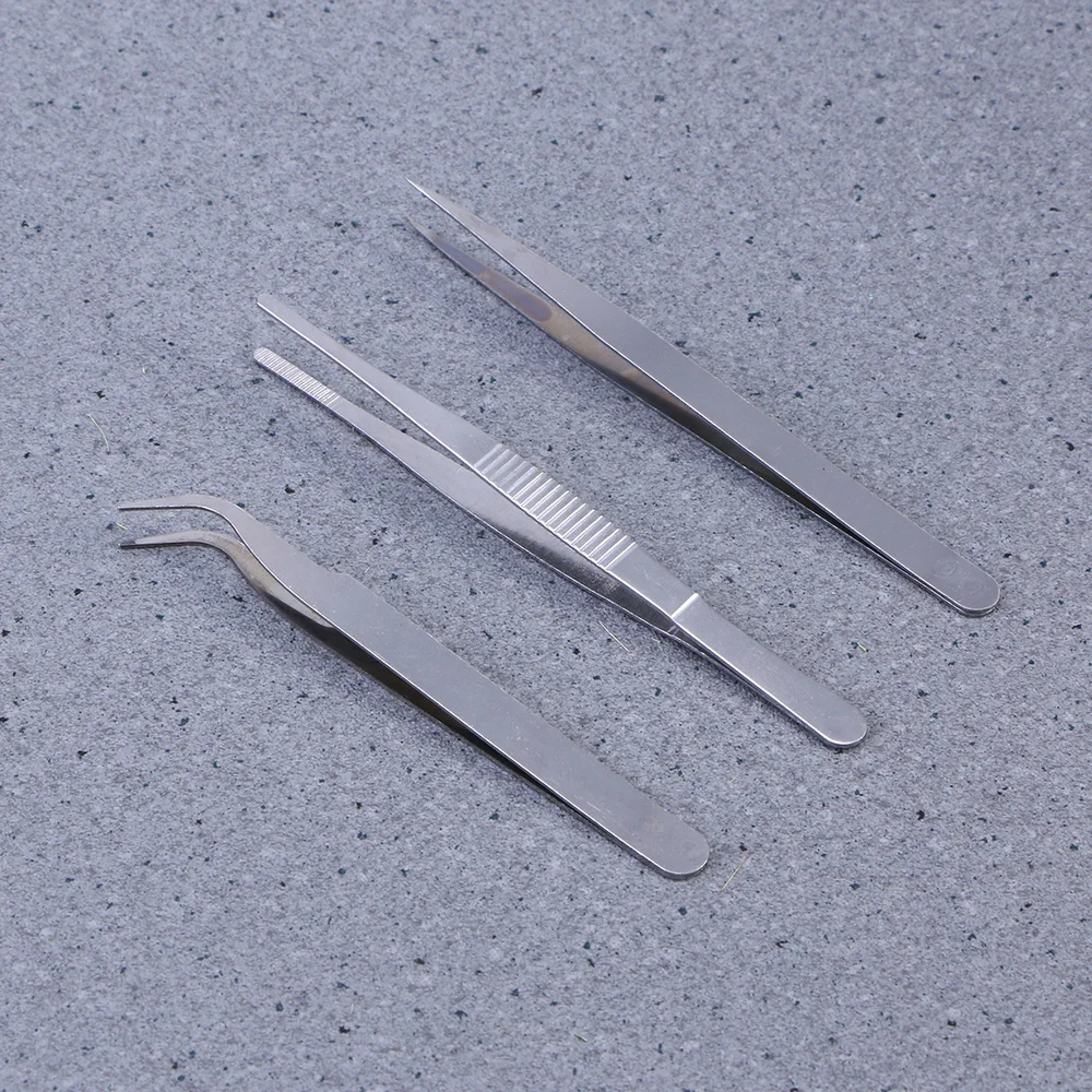 3PCS Premium Tweezers Stainless Steel Nipper Clipper for DIY Crafts (Straight+Curved+Blunt Serrated)
3PCS Premium Tweezers Stainless Steel Nipper Clipper for DIY Crafts (Straight+Curved+Blunt Serrated)