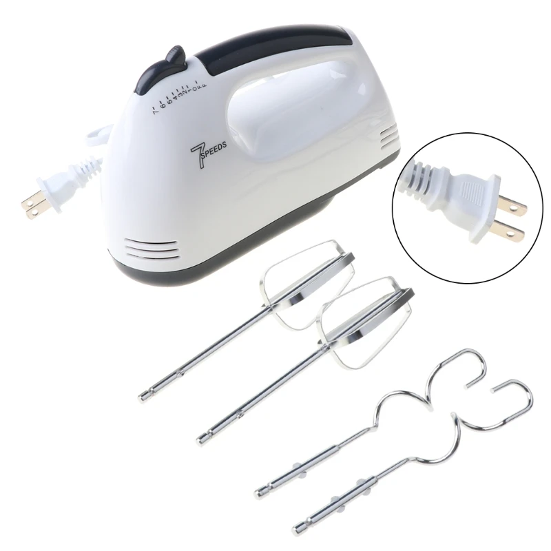 US/EU/UK Plug Electric Food Mixer 7 Speeds Adjustable Dough Blender Hand-held Egg Beater Cream Whisk for Kitchen Cooking
US/EU/UK Plug Electric Food Mixer 7 Speeds Adjustable Dough Blender Hand-held Egg Beater Cream Whisk for Kitchen Cooking
