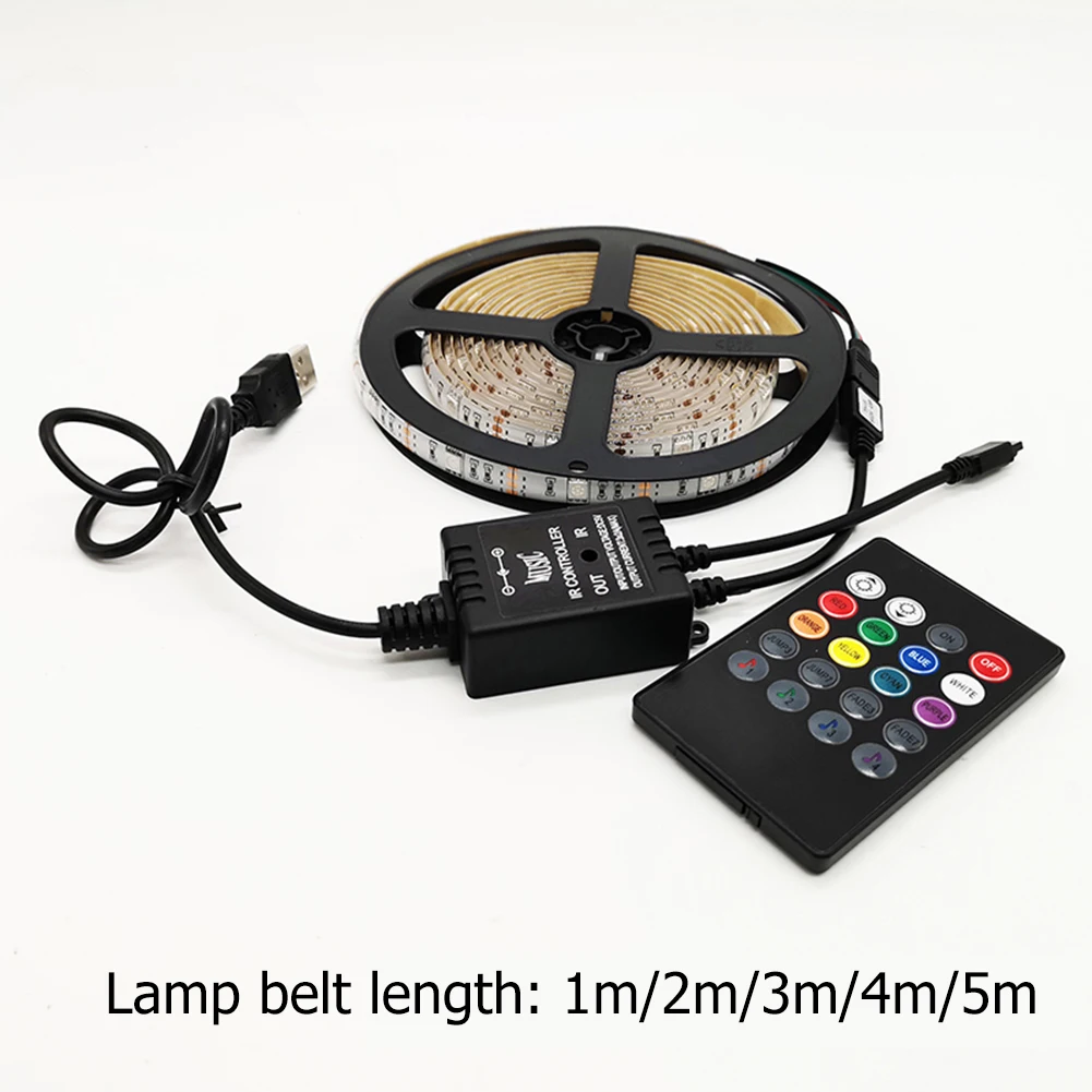 5V USB LED RGB Strip Lights Practical Durable Multi-functional Color Change Voice Control Flexible Music Lamp Tape
5V USB LED RGB Strip Lights Practical Durable Multi-functional Color Change Voice Control Flexible Music Lamp Tape