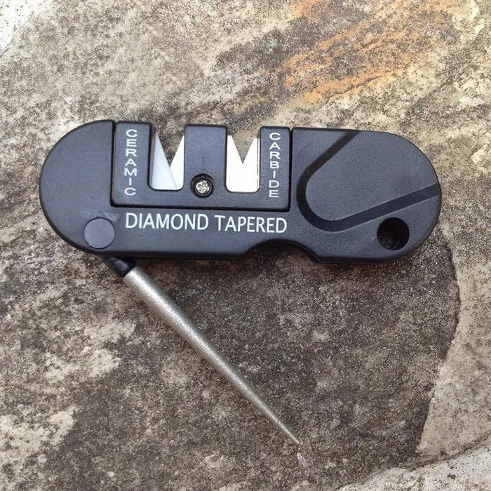 4in1 Pocket Knife Sharpener Hunting Knife Blade Sharpener Knife Sharpener Stone Spyderco Paramilitary 2 Convenient
4in1 Pocket Knife Sharpener Hunting Knife Blade Sharpener Knife Sharpener Stone Spyderco Paramilitary 2 Convenient