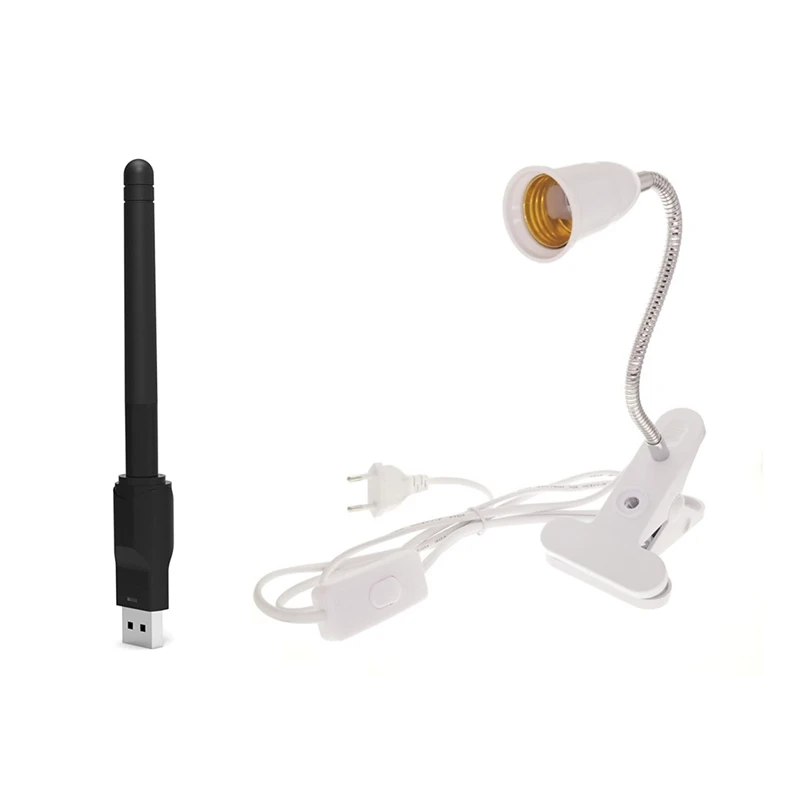 Беспроводная сетевая карта RT5370 USB 2,0 150 Мбит/с Wifi 802,11 B/G/N LAN и 20 см 360 градусов гибкий держатель лампы Основание E27
Беспроводная сетевая карта RT5370 USB 2,0 150 Мбит/с Wifi 802,11 B/G/N LAN и 20 см 360 градусов гибкий держатель лампы Основание E27