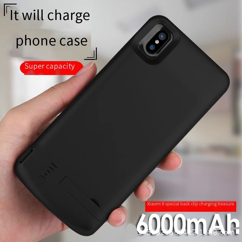 XNCORN Battery Charger Cases For Xiaomi 8 Back Clip Battery Wireless Charging Mobile Phone Case Mobile Power Convenient
XNCORN Battery Charger Cases For Xiaomi 8 Back Clip Battery Wireless Charging Mobile Phone Case Mobile Power Convenient