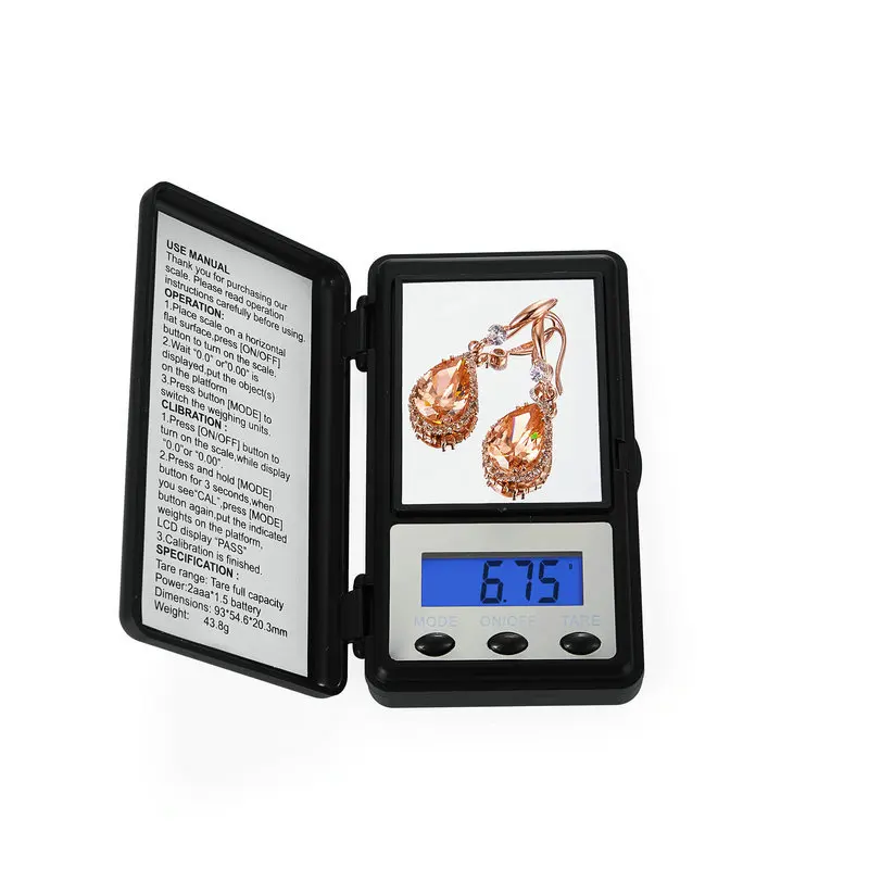 100/200/500g 0.01/0.1g High Precise Mini Jewelry Scale Backlight Electronic Pocket Scales for Kitchen Weight Balance | Инструменты
