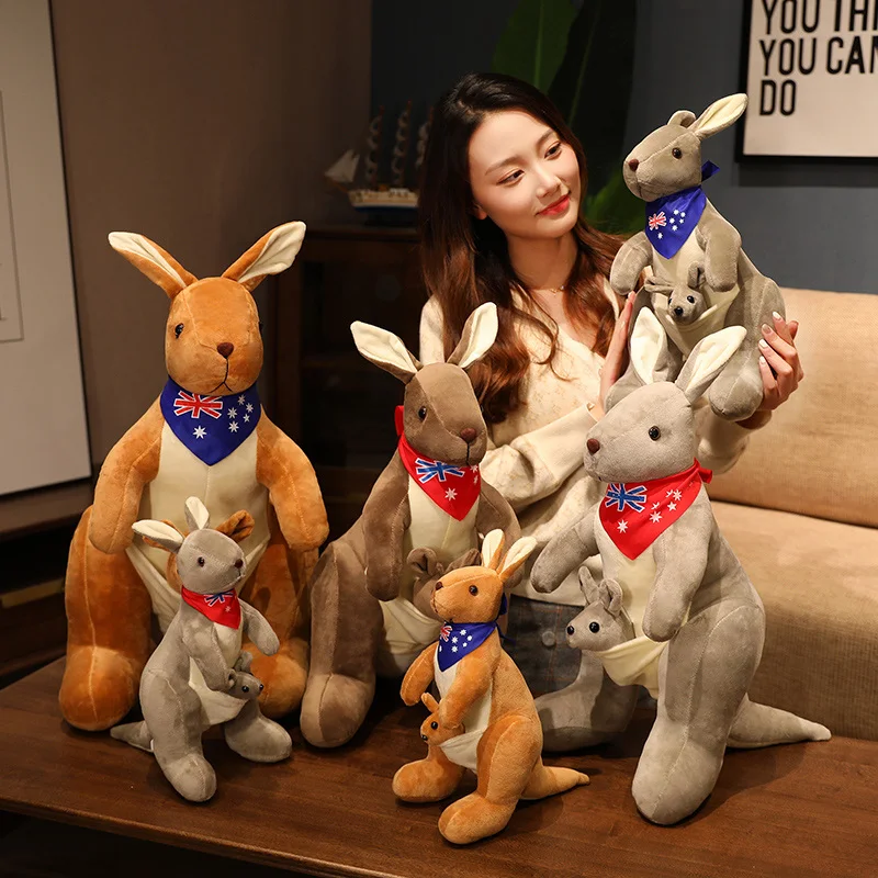 New Arrive 30/45/55/65cm Cute Soft Kawaii Simulation Kangaroo Plush Toys Stuffed Doll Animals For Kids Girlfriend Gift
New Arrive 30/45/55/65cm Cute Soft Kawaii Simulation Kangaroo Plush Toys Stuffed Doll Animals For Kids Girlfriend Gift