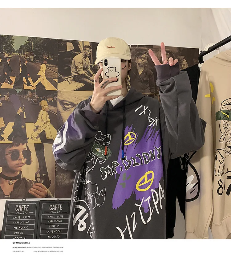 Grijs Oversize Hoodie Streetwear Mannen Hip Hop Cartoon Sweatshirt Meisjes Cool Tops Casual Grappige Lente Herfst Japan Hoodies
Grijs Oversize Hoodie Streetwear Mannen Hip Hop Cartoon Sweatshirt Meisjes Cool Tops Casual Grappige Lente Herfst Japan Hoodies