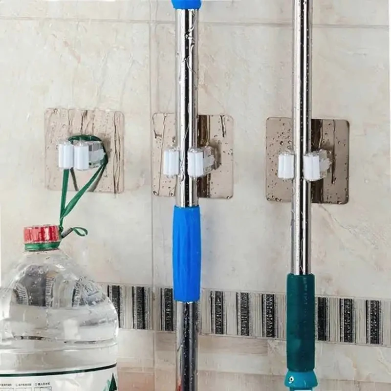 Multi-Purpose Hooks Mop Holder Wall Mounted Organizer Rack Brush Broom Hanger Hook Kitchen bathroom Waterproof Hook Self-Adhesiv
Multi-Purpose Hooks Mop Holder Wall Mounted Organizer Rack Brush Broom Hanger Hook Kitchen bathroom Waterproof Hook Self-Adhesiv