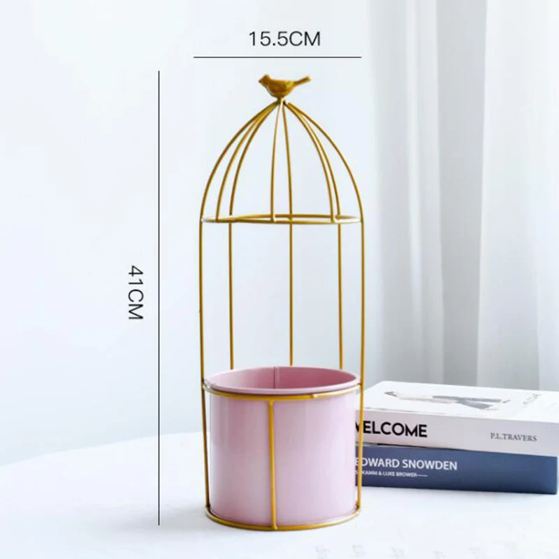 Iron Art Vase Home Decor Flower Vase Room Decor Birdcage Flower Pot European Home Decoration Accessories Crafts Ornaments
Iron Art Vase Home Decor Flower Vase Room Decor Birdcage Flower Pot European Home Decoration Accessories Crafts Ornaments