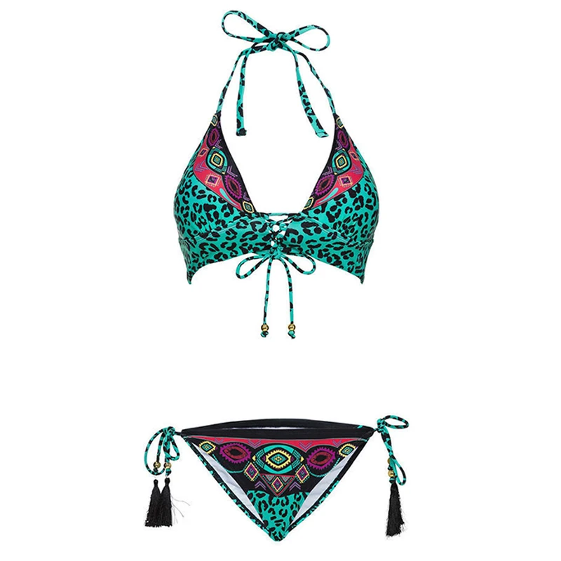 Women Tops with Pants Bikini Suit Print Fast Dry High Elastic Backless Swimsuit for Summer LDF668
Women Tops with Pants Bikini Suit Print Fast Dry High Elastic Backless Swimsuit for Summer LDF668