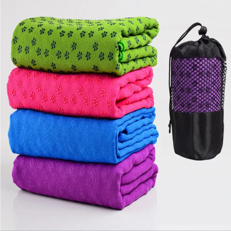 

Yoga Mat 183*63CM Non-Slip Yoga Towel Blankets Mats Anti Skid Pilates Gym Fitness Sports Down Blanket Soft Comfortable