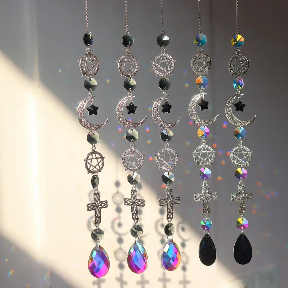 Crystal Windchime Ornaments Star Moon Pendant Window Craft Outdoor Garden Hanging Sun Catchers Home Bedroom Decor Gifts
Crystal Windchime Ornaments Star Moon Pendant Window Craft Outdoor Garden Hanging Sun Catchers Home Bedroom Decor Gifts