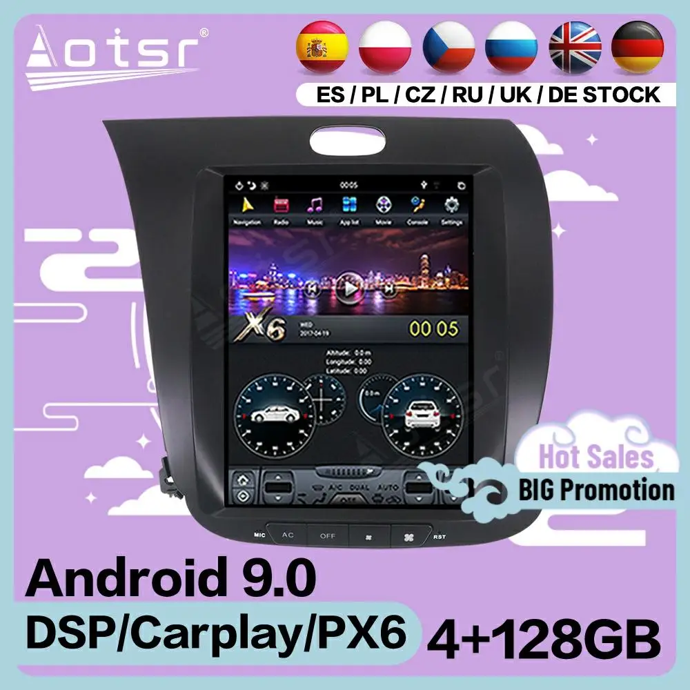 Мультимедийный стерео-плеер на Android 9 с экраном 128 ГГц Тесла для KIA K3 CERATO FORTE 2013 2014 2015 2016 2017 GPS аудио радио головное устройство
Мультимедийный стерео-плеер на Android 9 с экраном 128 ГГц Тесла для KIA K3 CERATO FORTE 2013 2014 2015 2016 2017 GPS аудио радио головное устройство