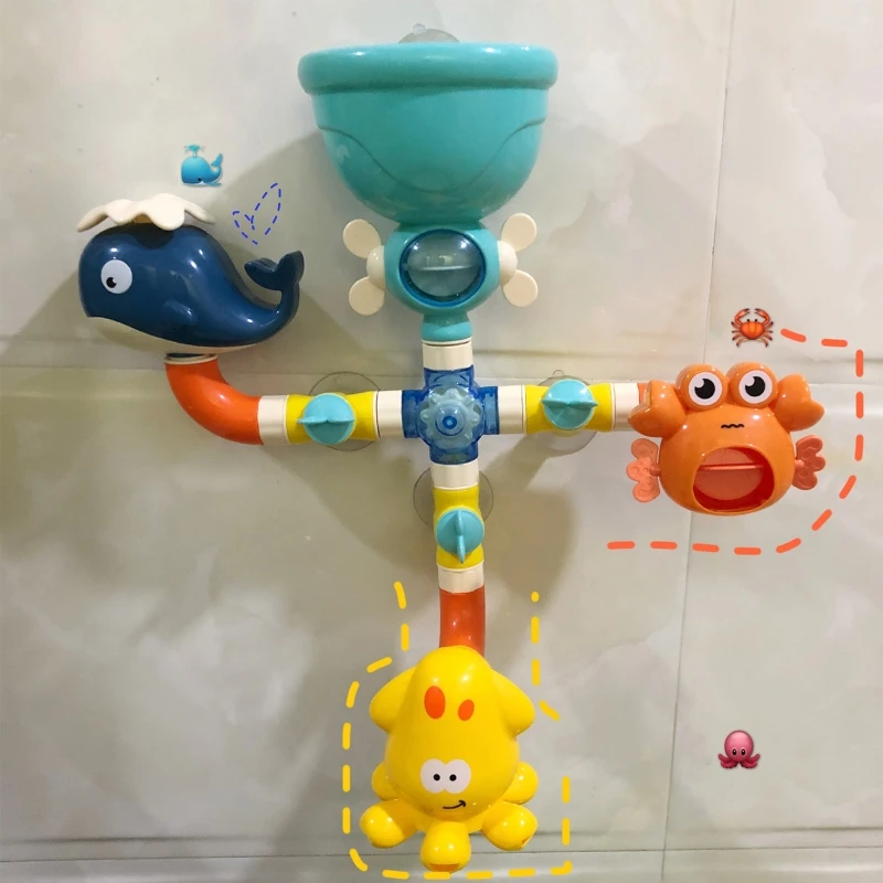 Summer Bathroom Baby Bath Toy Cute Whale Crab Octopus Children Bathing Shower Nozzle Kids Swimming Water Park Playing Toys
Summer Bathroom Baby Bath Toy Cute Whale Crab Octopus Children Bathing Shower Nozzle Kids Swimming Water Park Playing Toys