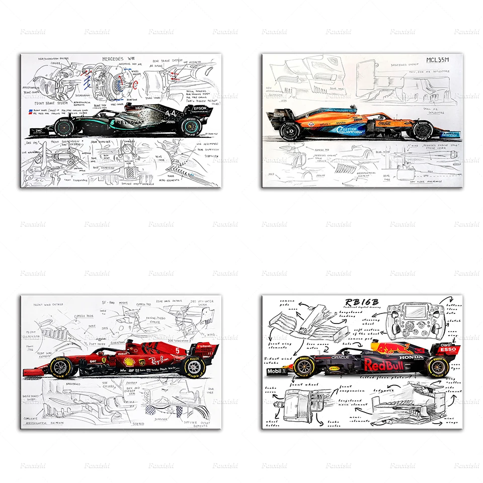 Modern F1 World Champion Car Painting Poster Design Wall Art Prints Canvas Hd Modular Pictures Home Living Room Decor Man Gift
Modern F1 World Champion Car Painting Poster Design Wall Art Prints Canvas Hd Modular Pictures Home Living Room Decor Man Gift